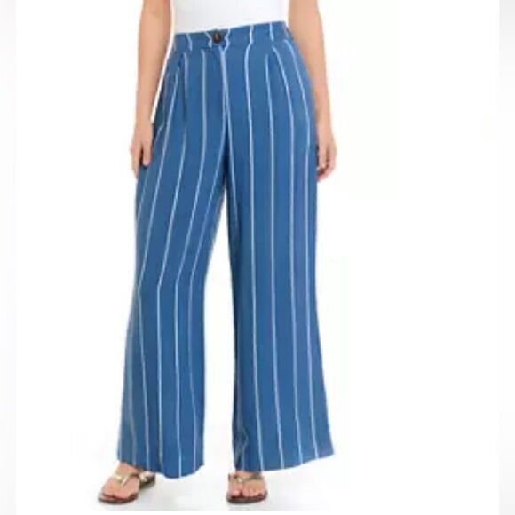 Juniors' Wide Leg Soft Pants - Picture 1 of 4